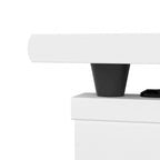 Escritorio en L de 60" elevable con soporte y cajón archivador