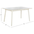 Mesa de comedor rectangular – 55 An. x 36 Pr. x 30 Al.