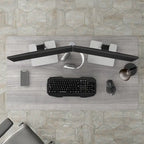 Escritorio para computadora de 48" con orificio pasacables para gestión de cables