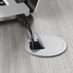 Escritorio para computadora de 48" con orificio pasacables para gestión de cables