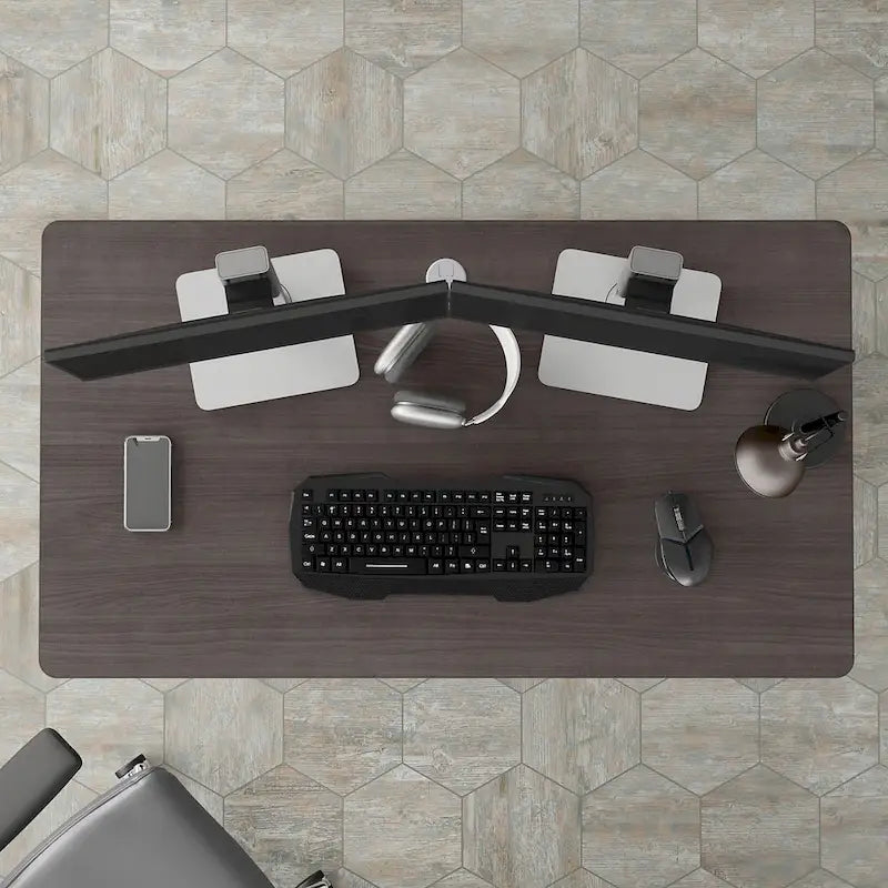 Escritorio para computadora de 48" con orificio pasacables para gestión de cables