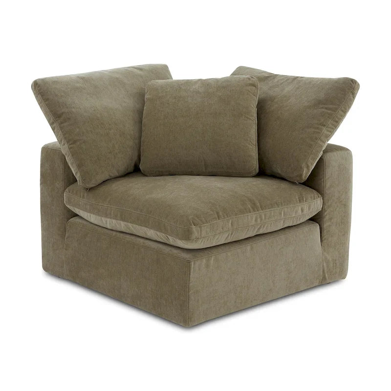 Sillón Esquinero Seccional Modular con Tela Resistente a las Manchas – 38x38