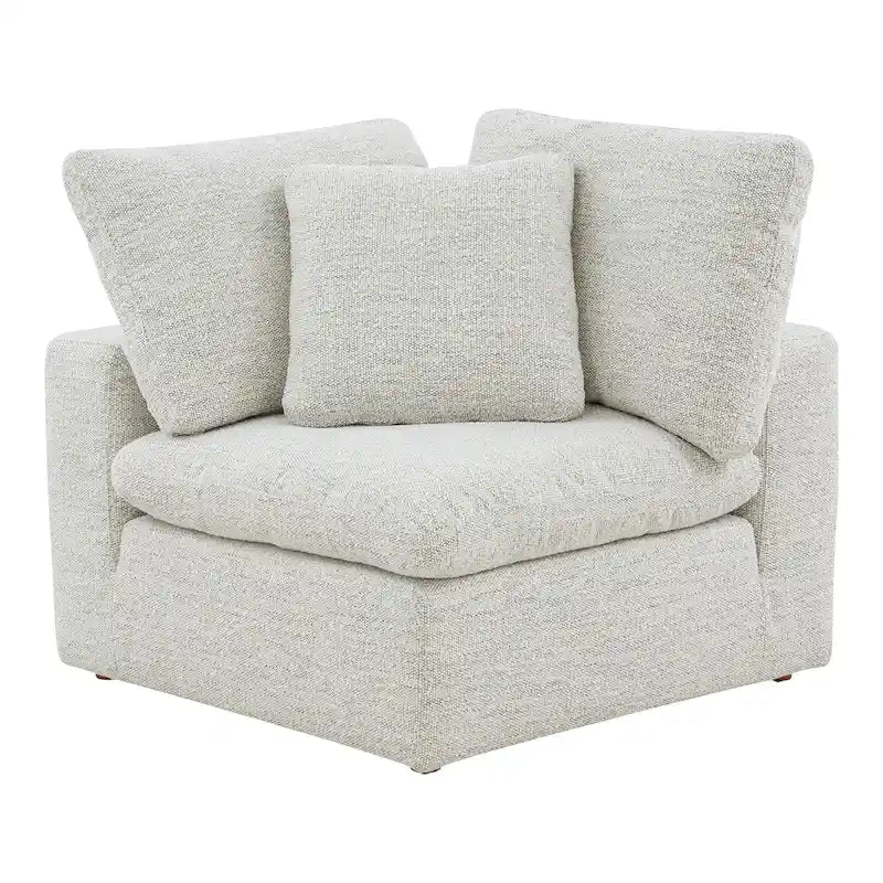 Sillón Esquinero Seccional Modular con Tela Resistente a las Manchas – 38x38