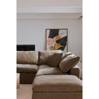 Sillón Esquinero Seccional Modular con Tela Resistente a las Manchas – 38x38