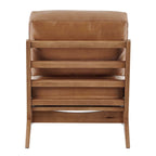 Sillón decorativo estilo Mid-Century – Estructura de madera maciza + Tejido de poliéster
