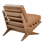 Sillón decorativo estilo Mid-Century – Estructura de madera maciza + Tejido de poliéster
