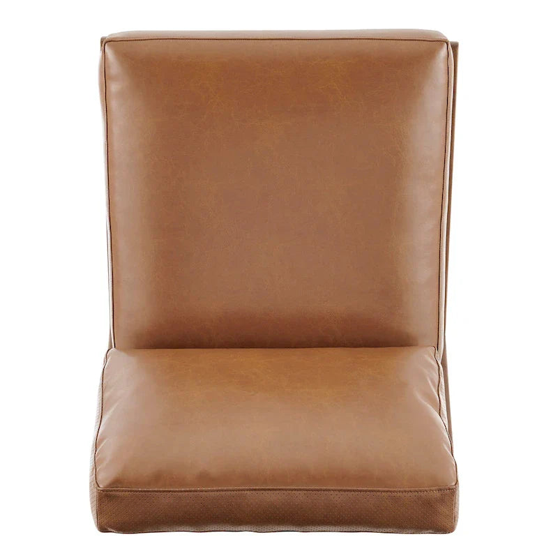 Sillón decorativo estilo Mid-Century – Estructura de madera maciza + Tejido de poliéster
