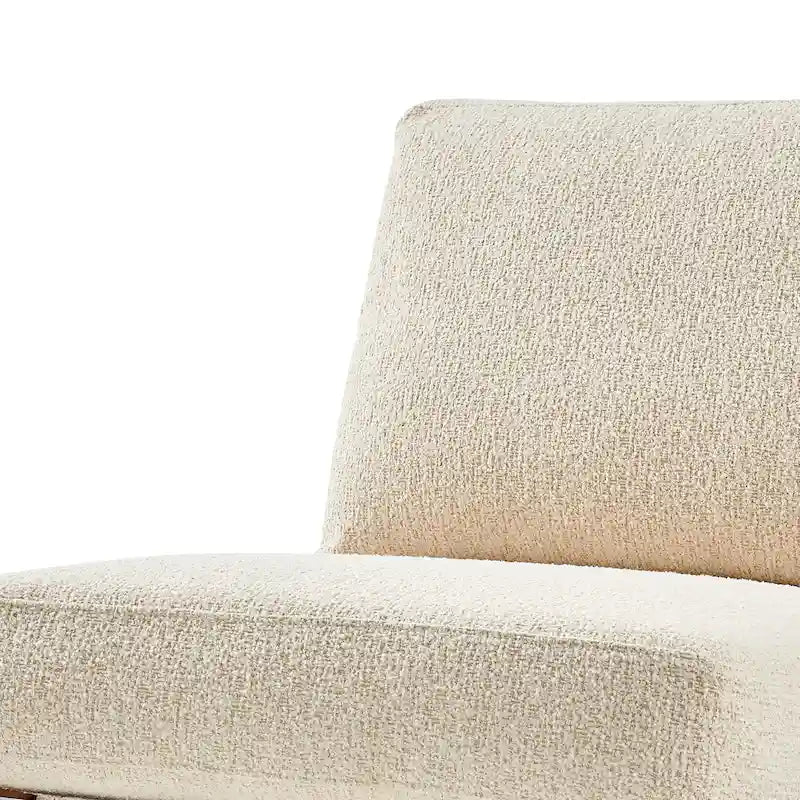 Sillón decorativo estilo Mid-Century – Estructura de madera maciza + Tejido de poliéster