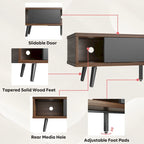 Soporte de TV para televisores de hasta 75 pulgadas – Mueble de TV de mediados de siglo, 70 pulgadas