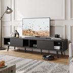 Soporte de TV para televisores de hasta 75 pulgadas – Mueble de TV de mediados de siglo, 70 pulgadas