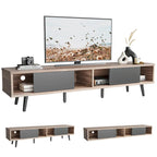 Soporte de TV para televisores de hasta 75 pulgadas – Mueble de TV de mediados de siglo, 70 pulgadas