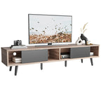 Soporte de TV para televisores de hasta 75 pulgadas – Mueble de TV de mediados de siglo, 70 pulgadas