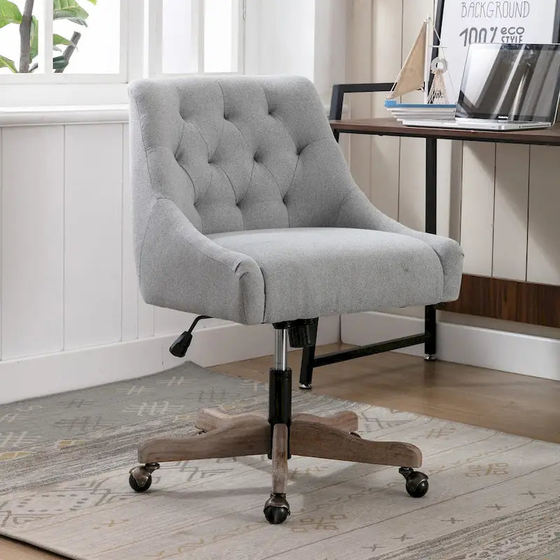 Sillón giratorio de 360° con altura regulable para salón
