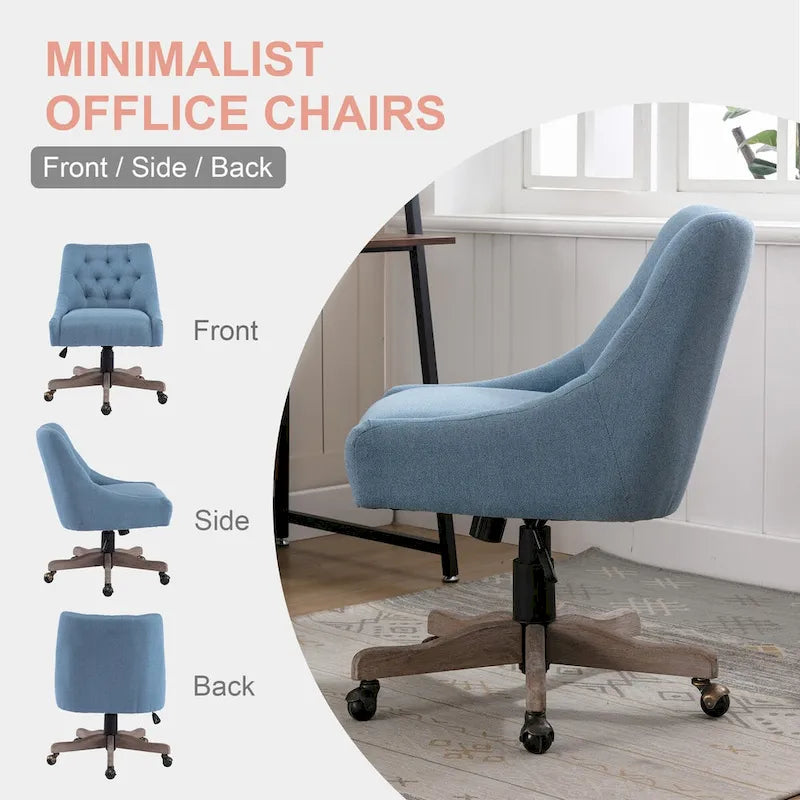 Sillón giratorio de 360° con altura regulable para salón