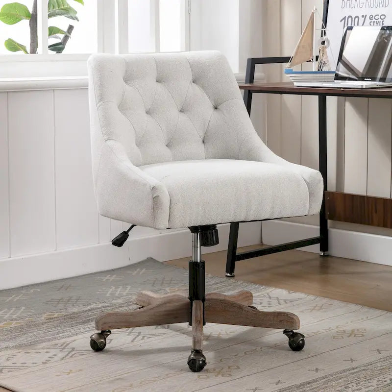 Sillón giratorio de 360° con altura regulable para salón