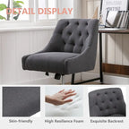 Sillón giratorio de 360° con altura regulable para salón